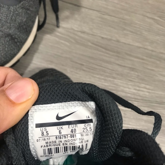 Nike Md Runner 2 Eng Mesh Anthracite Black Runners - Picture 6 of 7